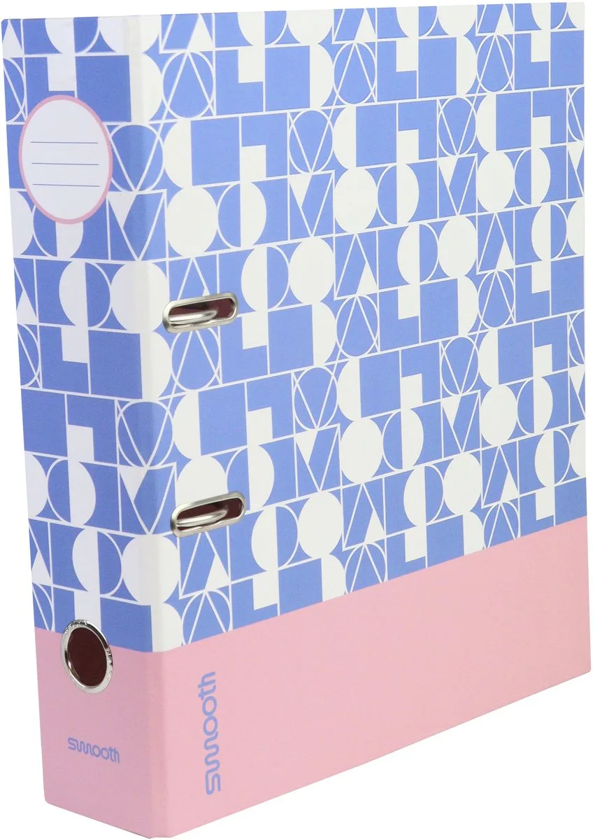 Ordner Smooth A4 2r 8cm - AN-113174-D de Ancor en Rose, Bleu – photo produit