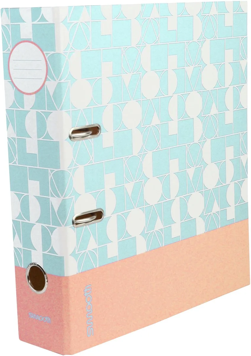 Ordner Smooth A4 2r 8cm - AN-113174-E van Ancor in Aqua, Blauw – productfoto