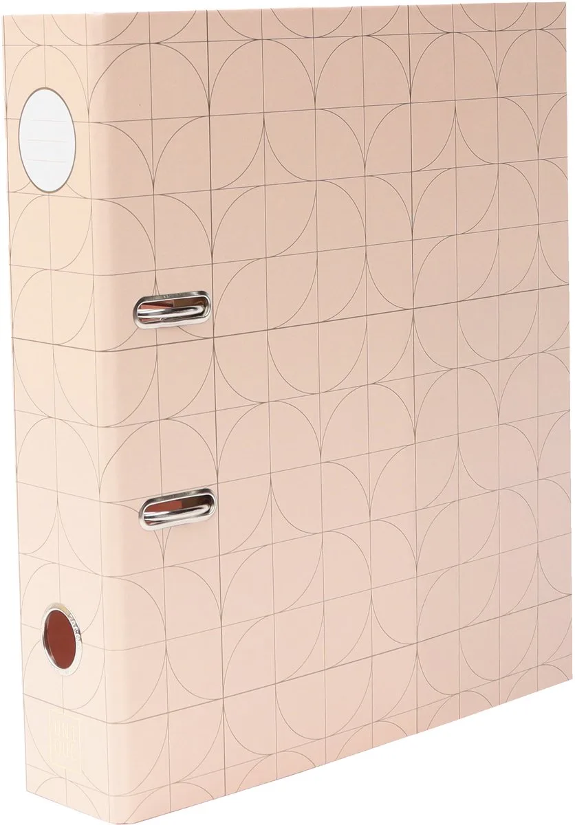 Ordner Unique A4 2r 8cm boogjes van Ancor in Roze – productfoto