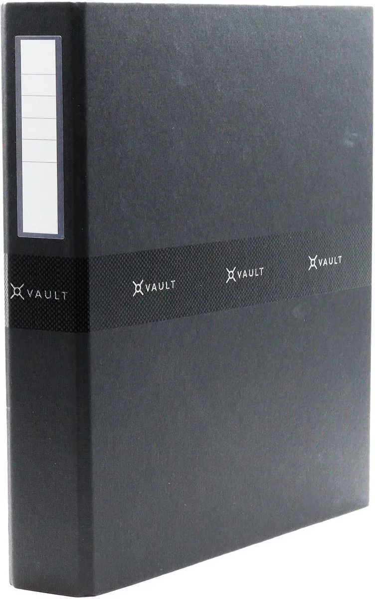 Ringband VAULT A4 2 rings D-30 mechaniek von Ancor in Schwarz – Produktfoto