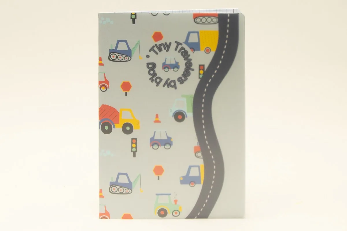 Schrift B'LOG PLAY ME Cars A5 ruit 5mm 48 vel 90 grams PP cover de Ancor en Zilvergrijs – photo produit