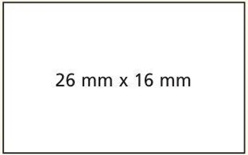 Etiketten für Preisauszeichner, 26 x 16 mm, gelb by Apli – product photo