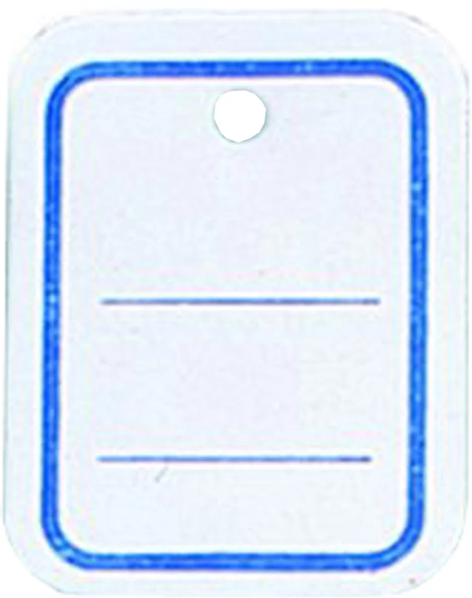 prijskaartjes 39 x 55 mm, geperforeerd, gelinieerd von Apli in Blau – Produktfoto