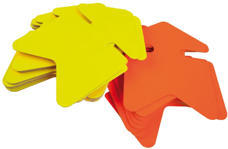 Symbol-Etiketten , Pfeil, , gelb/orange, 120 x 160 mm van Apli – productfoto