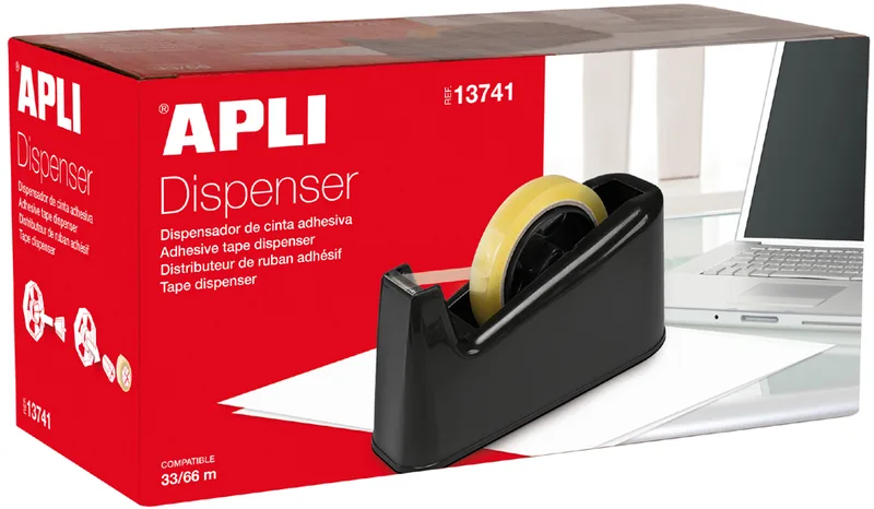 Tischabroller, unbestückt, schwarz by Apli – product photo