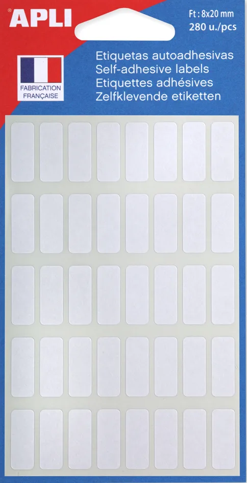 Vielzweck-Etiketten, 16 x 22 mm, weiß by Apli – product photo