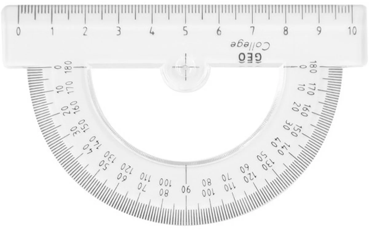 gradenboog - lengte 10cm - 0-180 graden - AR-23301 de Aristo en Transparent – photo produit