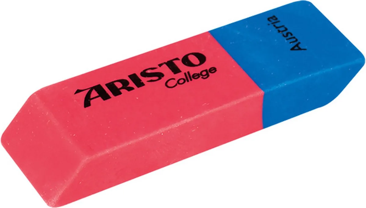 gum - GEOCollege - rood/blauw - 56x19x8mm - AR-87440 de Aristo en Rouge – photo produit