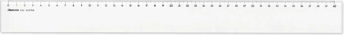 Liniaal - 40 cm - Transparant de Aristo en Multicolore – photo produit