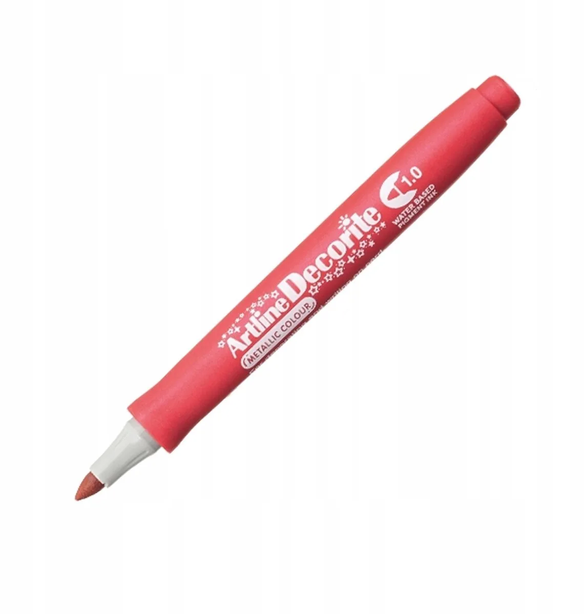 Acryl Marker 1mm Metallic Rood - Permanent & Levendig van Artline in Metallic Red – productfoto