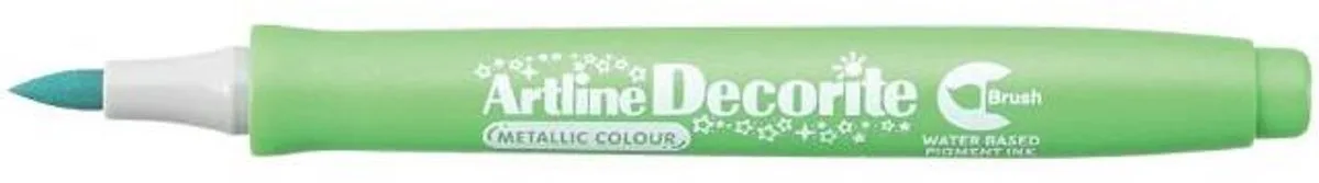 Brush Marker AR-035 - Permanent by Artline in Metallic Groen – product photo