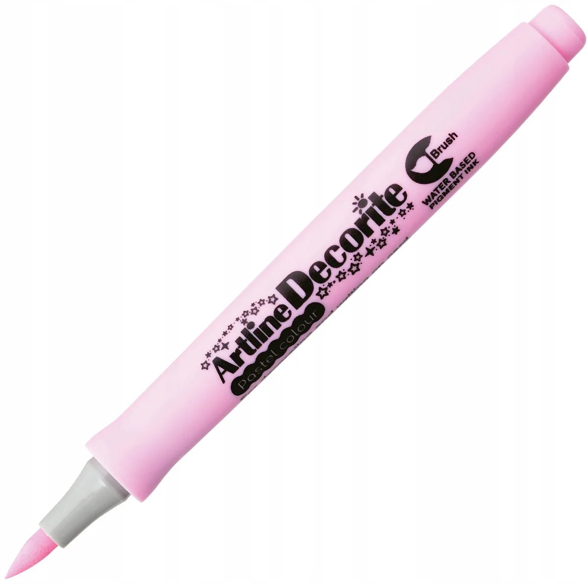Decorite Brush AR-035 Permanente Marker van Artline in Pastel Roze – productfoto