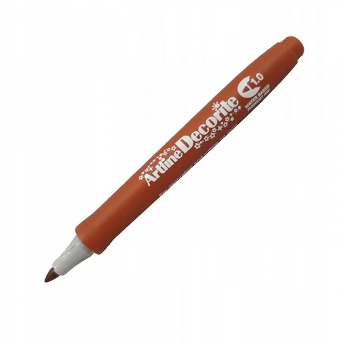 Decorite Permanente Marker - 1 Stuk van Artline in Bruin – productfoto