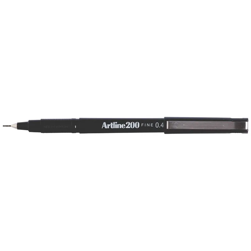 Fineliner Artline 200 rond fijn zwart van Artline – productfoto