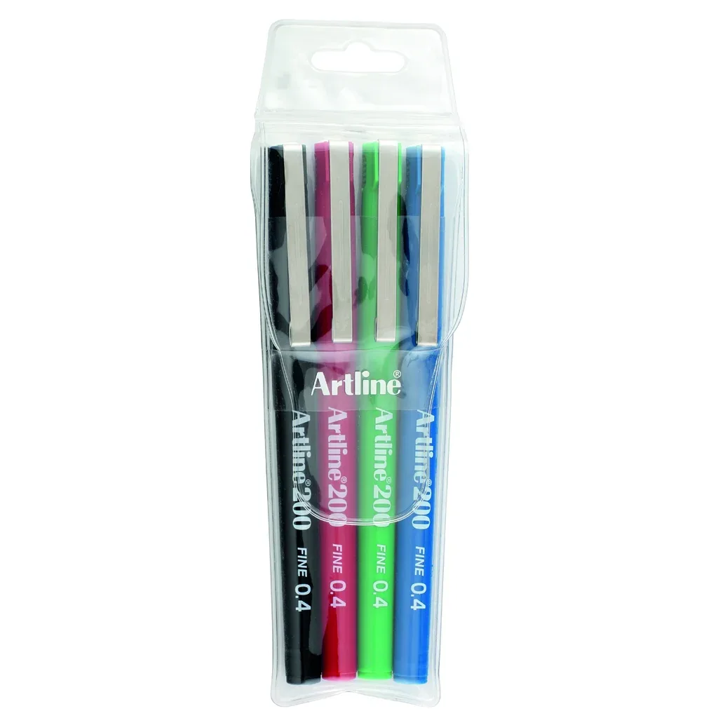 Fineliner Artline EK-200 F 0.4 set med 4 färger by Artline – product photo