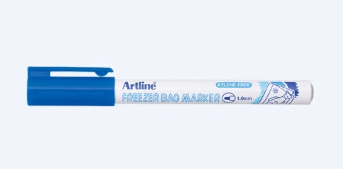 Freezer markeerstift 1 stuk(s) Kogelpunt van Artline in Blauw – productfoto