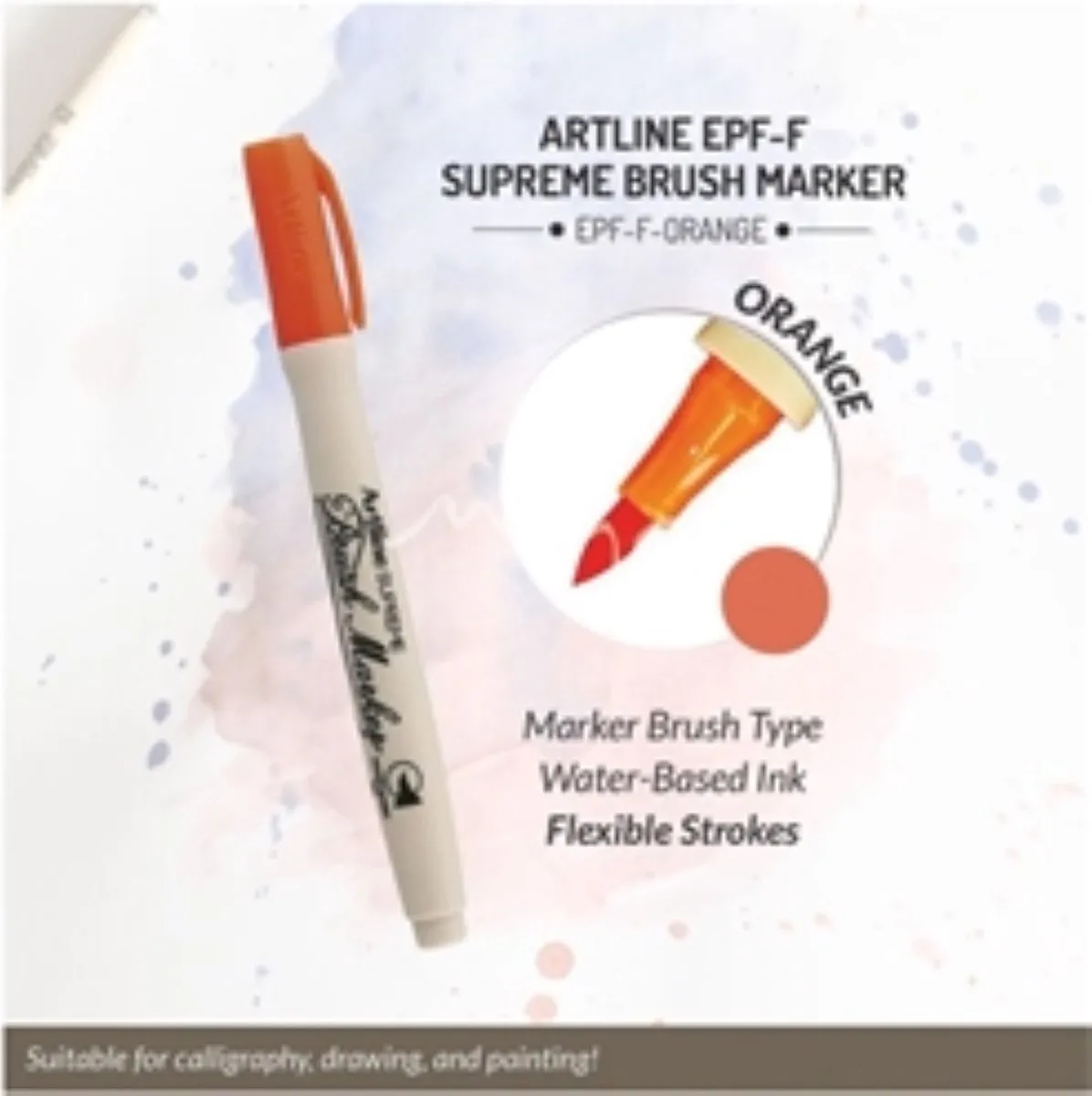 MARKER BRUSH ARTLINE BRUSHMARKER de Artline en Orange – photo produit