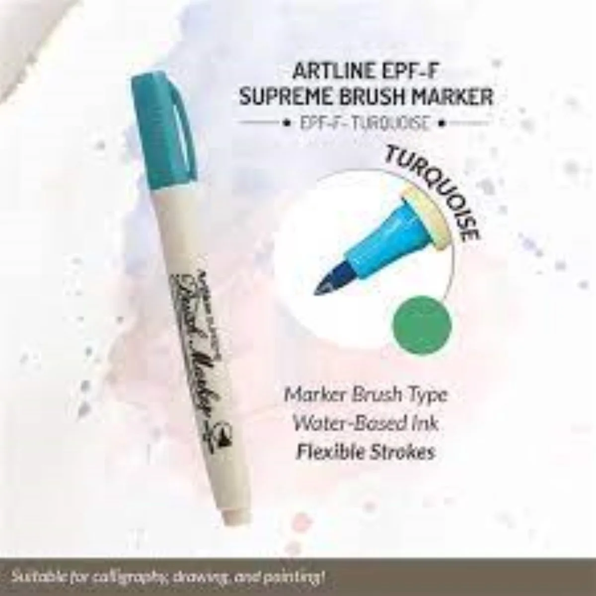 MARKER BRUSH ARTLINE BRUSHMARKER by Artline in Turquoise – product photo