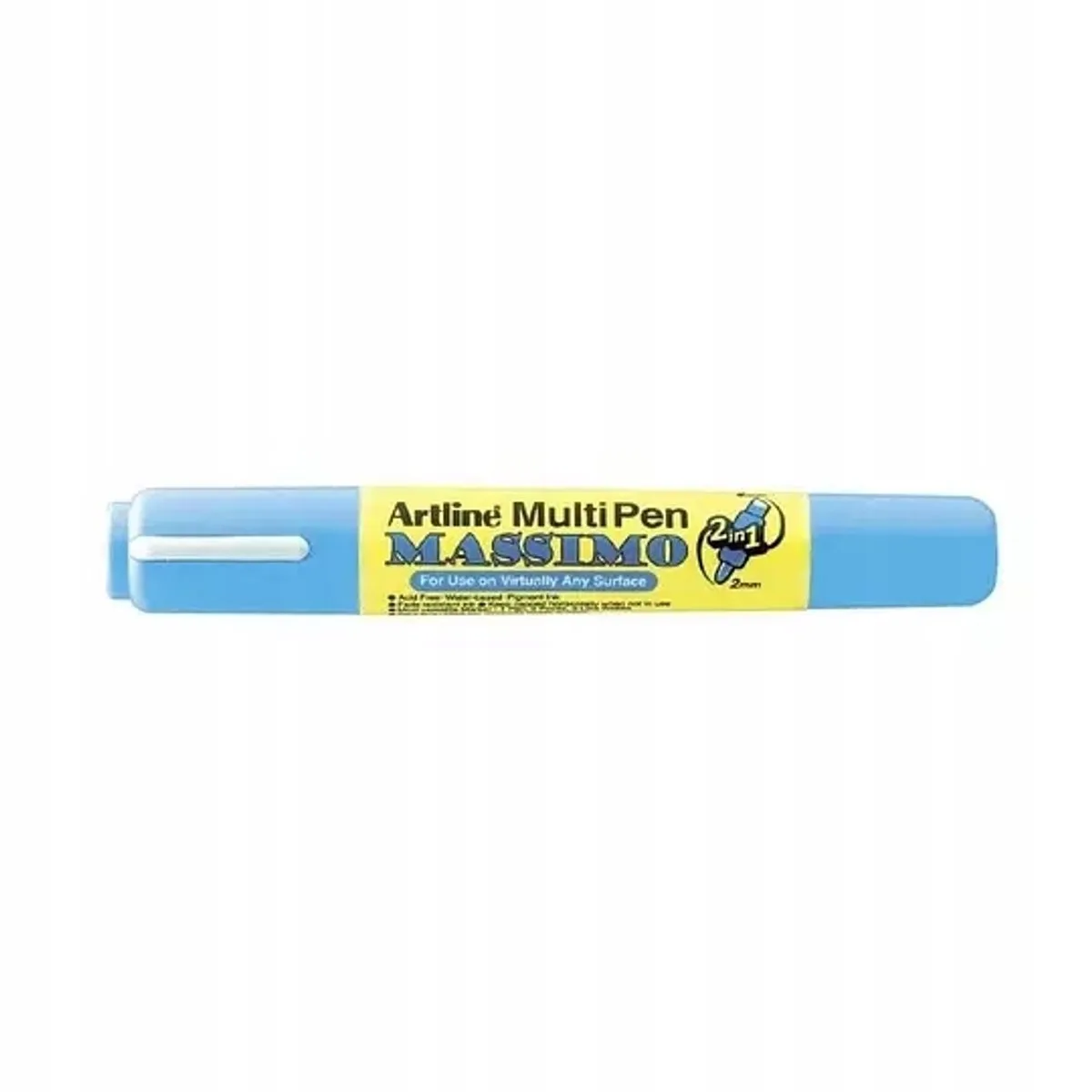 Massimo Marker - Dubbelzijdig, Sneldrogend de Artline en Bleu – photo produit