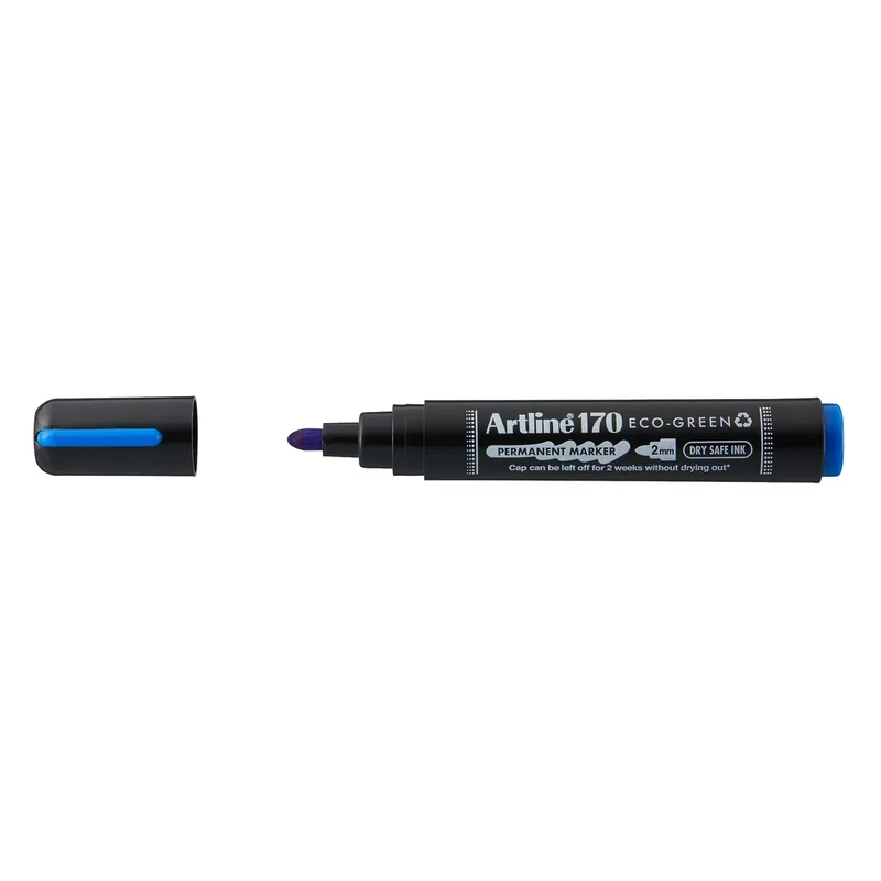 Permanent marker artline 170 eco rond m blauw | 12 stuks de Artline – photo produit