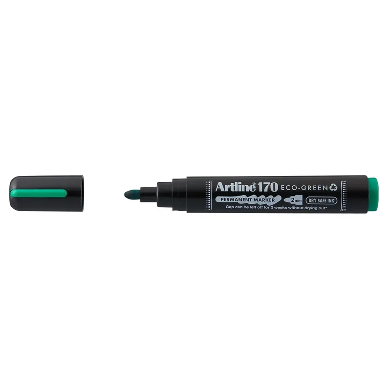 Permanent marker artline 170 eco rond m groen | 12 stuks de Artline – photo produit