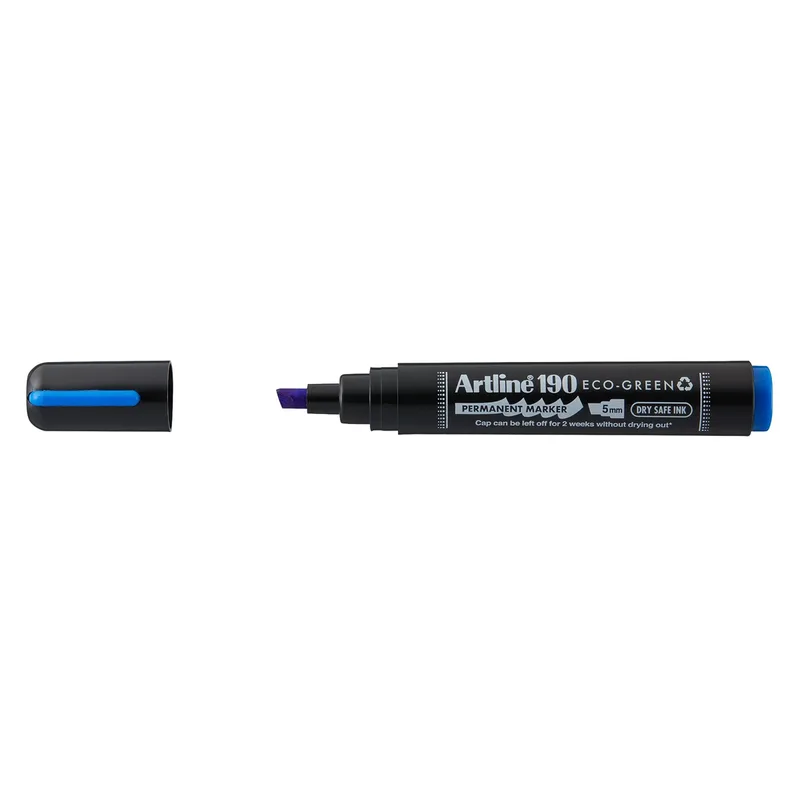 Permanent marker artline 190 eco schuin 2-5mm bl | 12 stuks by Artline – product photo