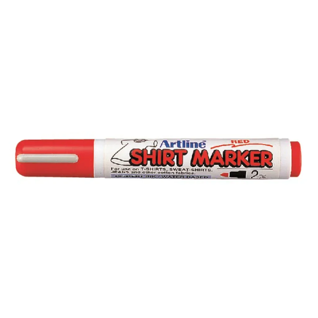 T-Shirt Marker Artline 2.0mm röd (4) från Artline – produktbild