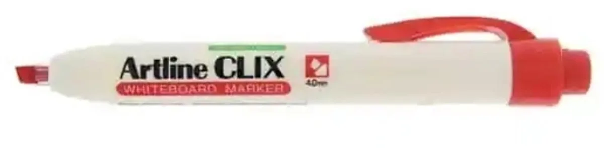 Whiteboard Marker 4mm - Vloeibare inkt de Artline en Rouge – photo produit