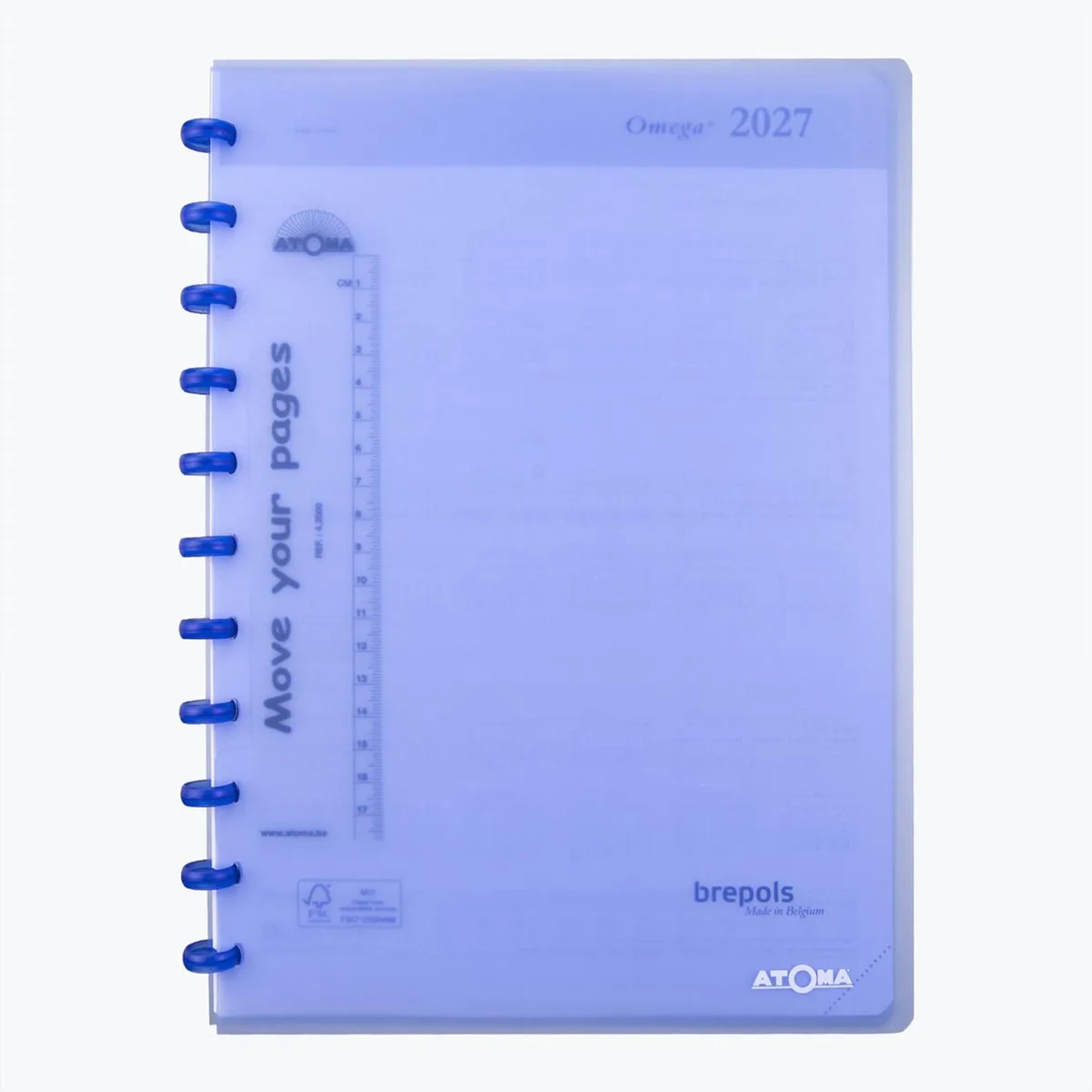Agenda Atoma - Brepols 2022 1week/2pag kleur blauw A4 formaat by Atoma in Assortiment aan kleuren – product photo