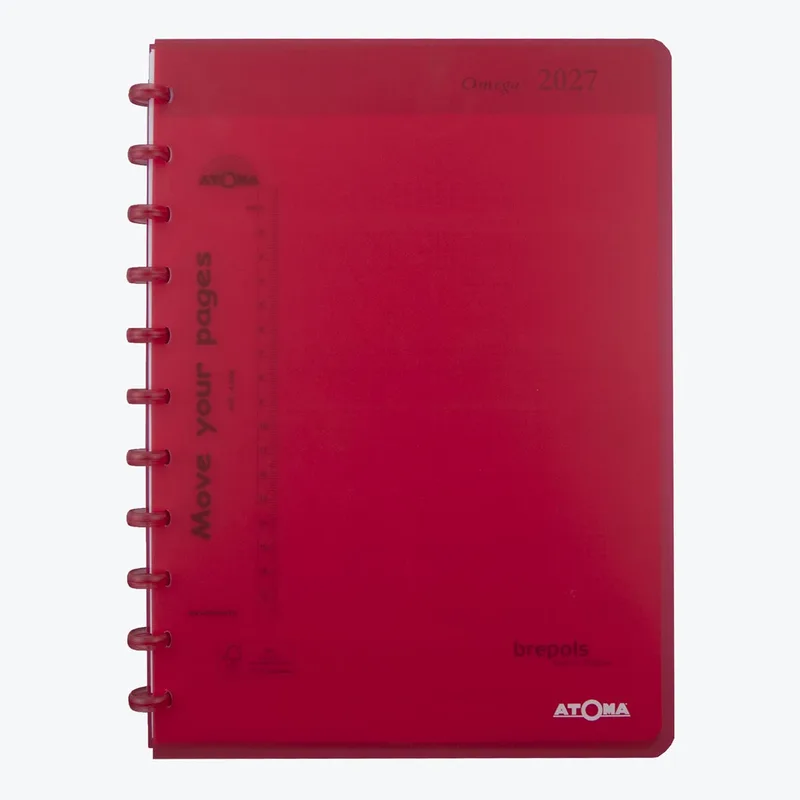 agenda, ft A4, wit papier, 128 pagina's, 1 week op 2 pagina's, 2027 de Atoma – photo produit