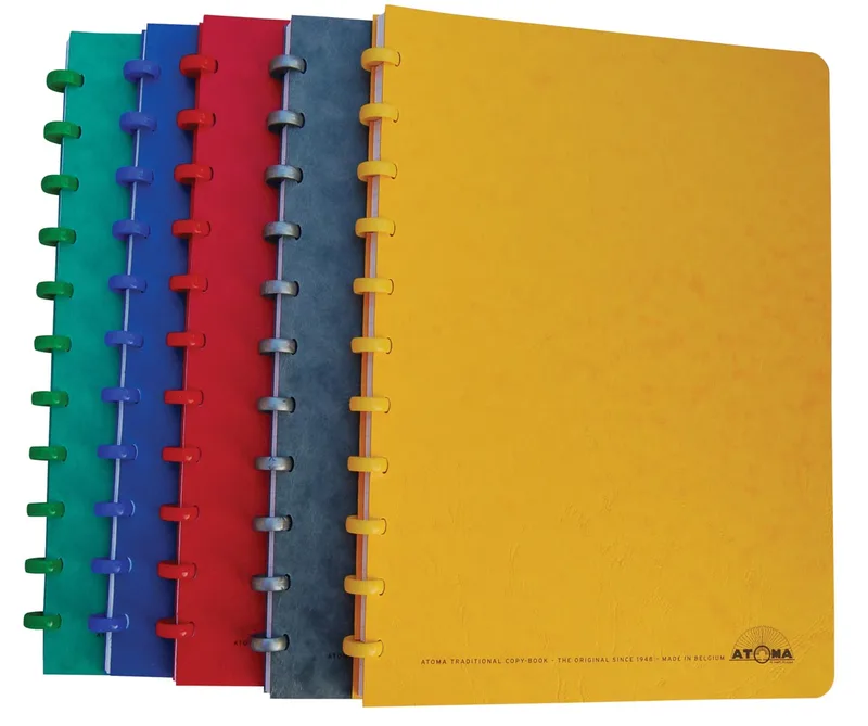Classic schrift, ft A4, 100 bladzijden, gelijnd, geassorteerde kleuren by Atoma – product photo