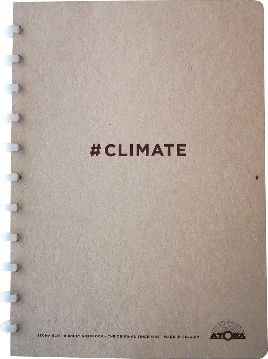 Climate schrift, ft A4, 144 bladzijden, commercieel geruit 10 stuks van Atoma in Karton – productfoto