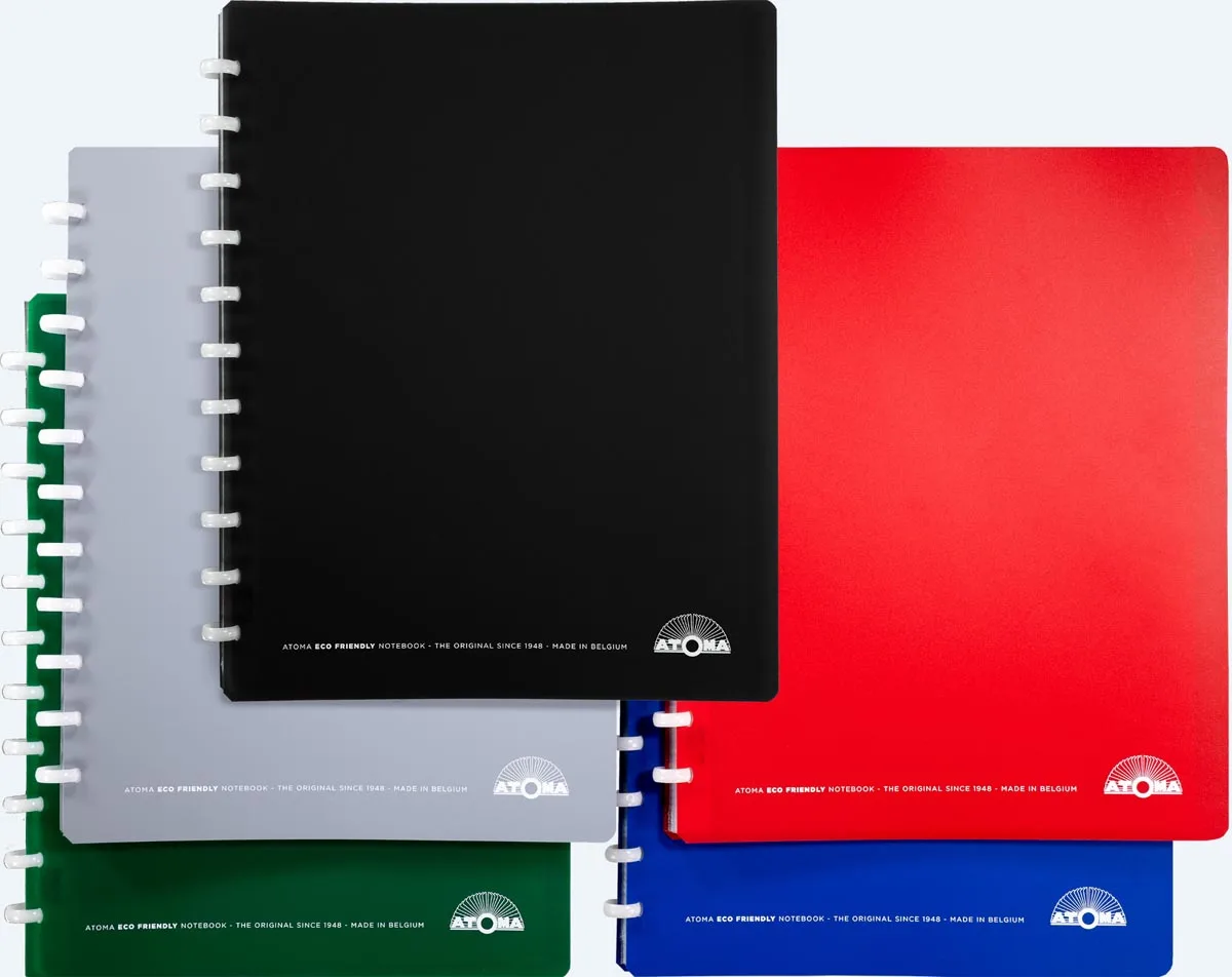 Eco showalbum voor ft A4, 20 tassen, geassorteerde kleuren de Atoma – photo produit