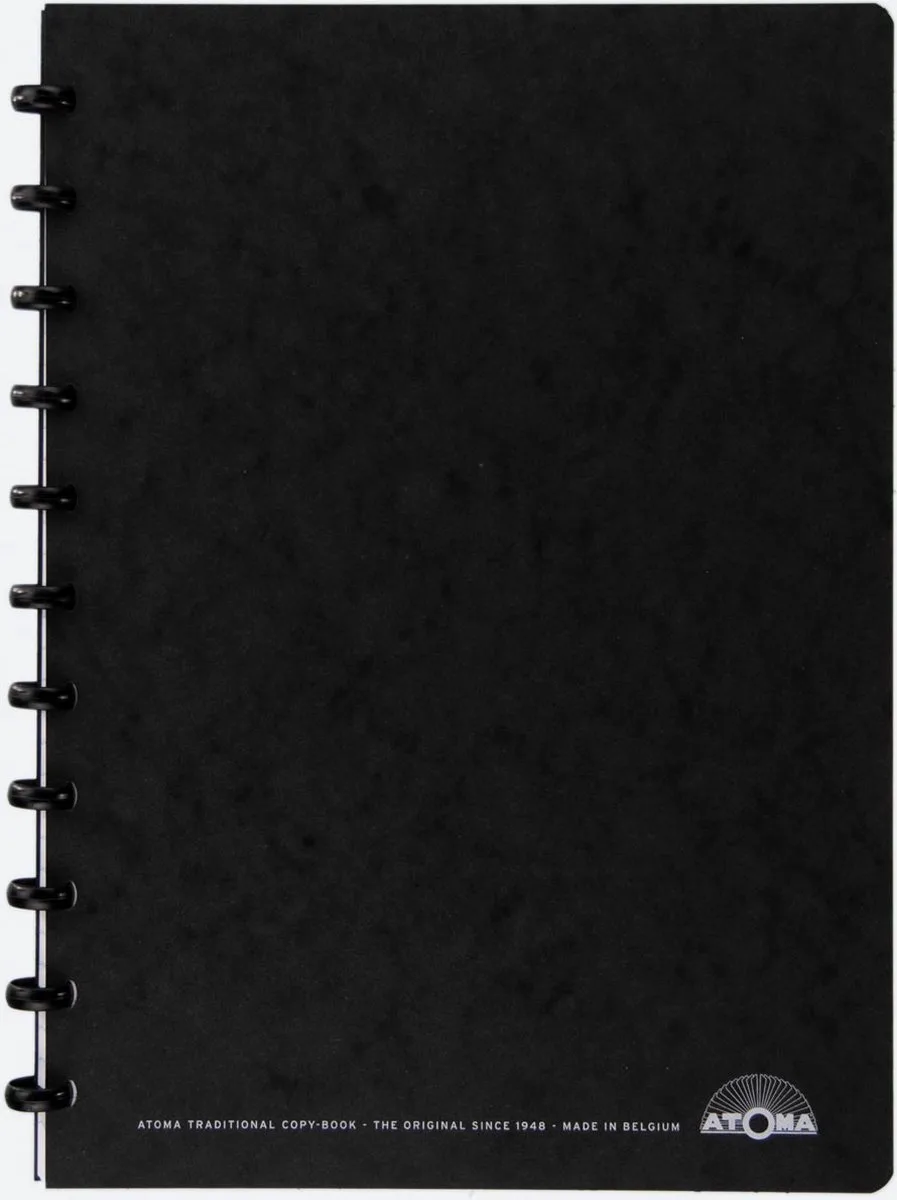 MEETINGBOOK A4 ZW L fra Atoma i Sort – produktbillede