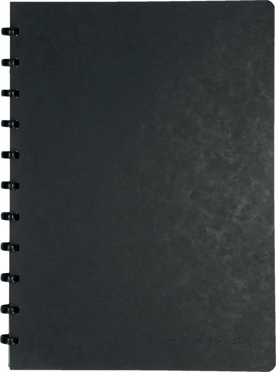 MEETINGBOOK A4 ZW Q5 fra Atoma i Sort – produktbillede