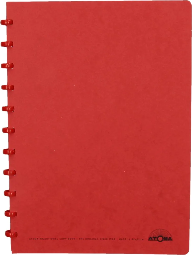 schrift, ft A4, 144 bladzijden, geruit 5 mm, rood by Atoma – product photo