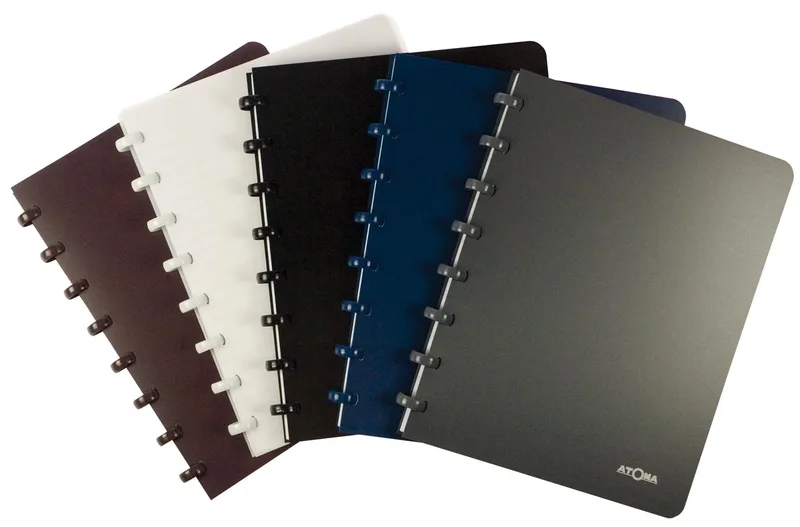 schrift, ft A5, 144 bladzijden, PP, geruit 5 mm, geassorteerde kleuren by Atoma – product photo