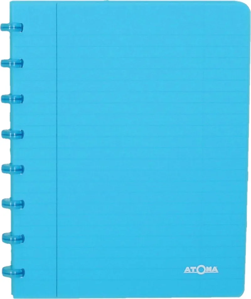 Trendy schrift, ft A5, 144 bladzijden, gelijnd, transparant turkoois by Atoma – product photo