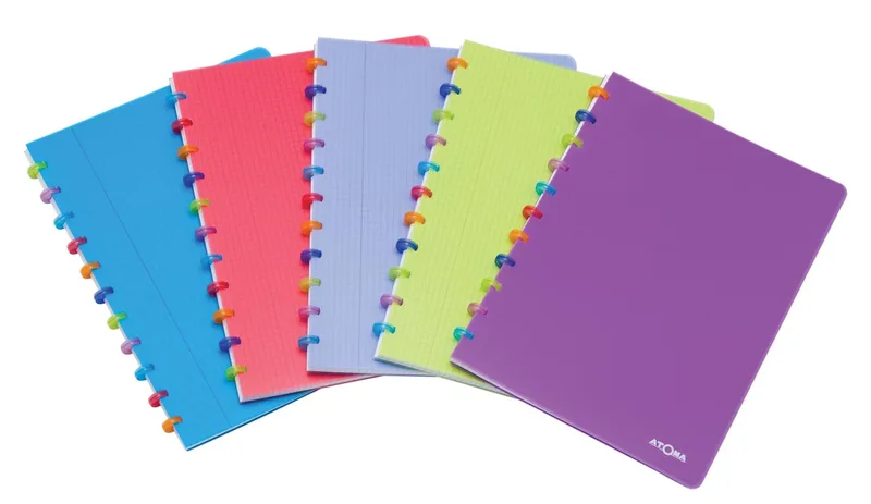 Tutti Frutti schrift, ft A4, 144 bladzijden, gelijnd, geassorteerde kleuren van Atoma – productfoto