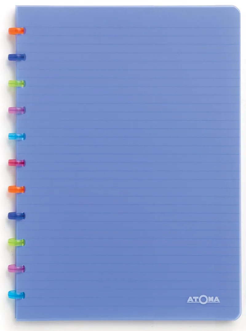 Tutti Frutti schrift, ft A4, 144 bladzijden, geruit 5 mm, transparant blauw by Atoma – product photo