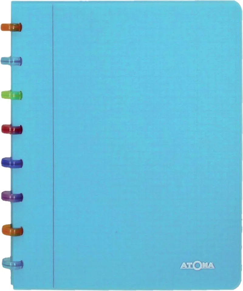 Tutti Frutti schrift, ft A5, 144 bladzijden, commercieel geruit, transparant turkoois by Atoma – product photo