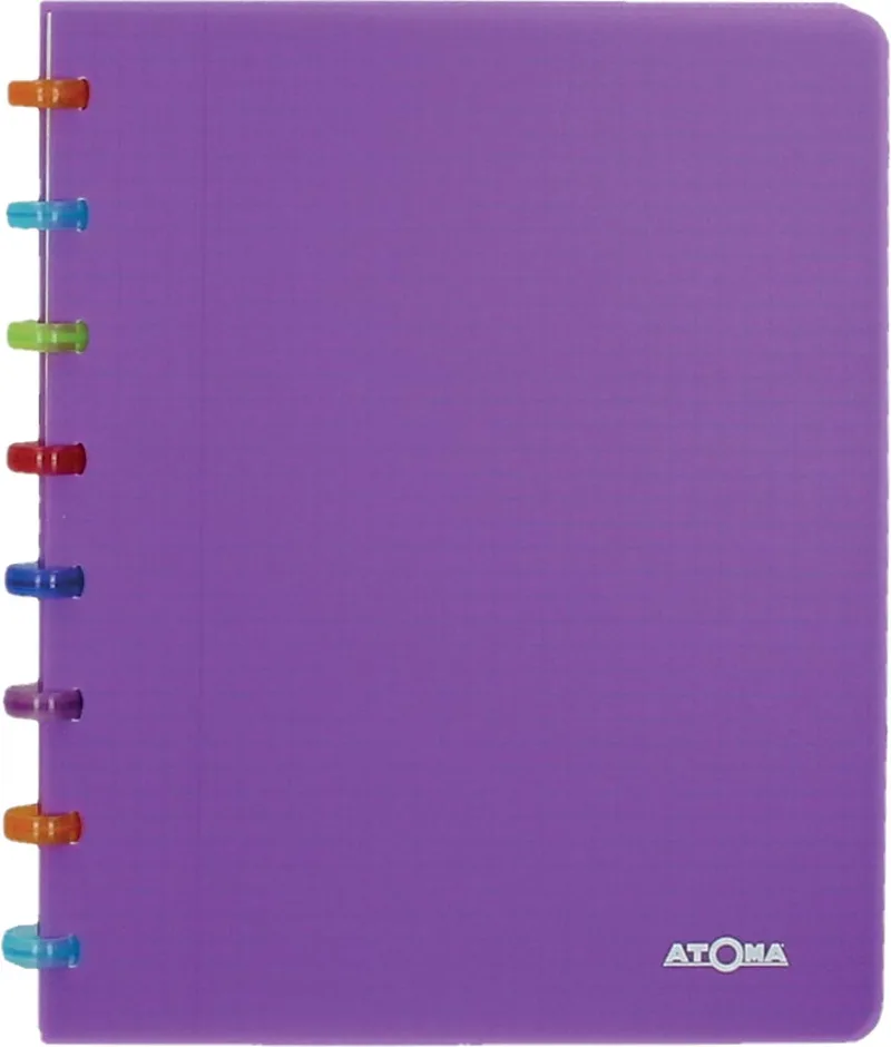 Tutti Frutti schrift, ft A5, 144 bladzijden, gelijnd, transparant paars by Atoma – product photo