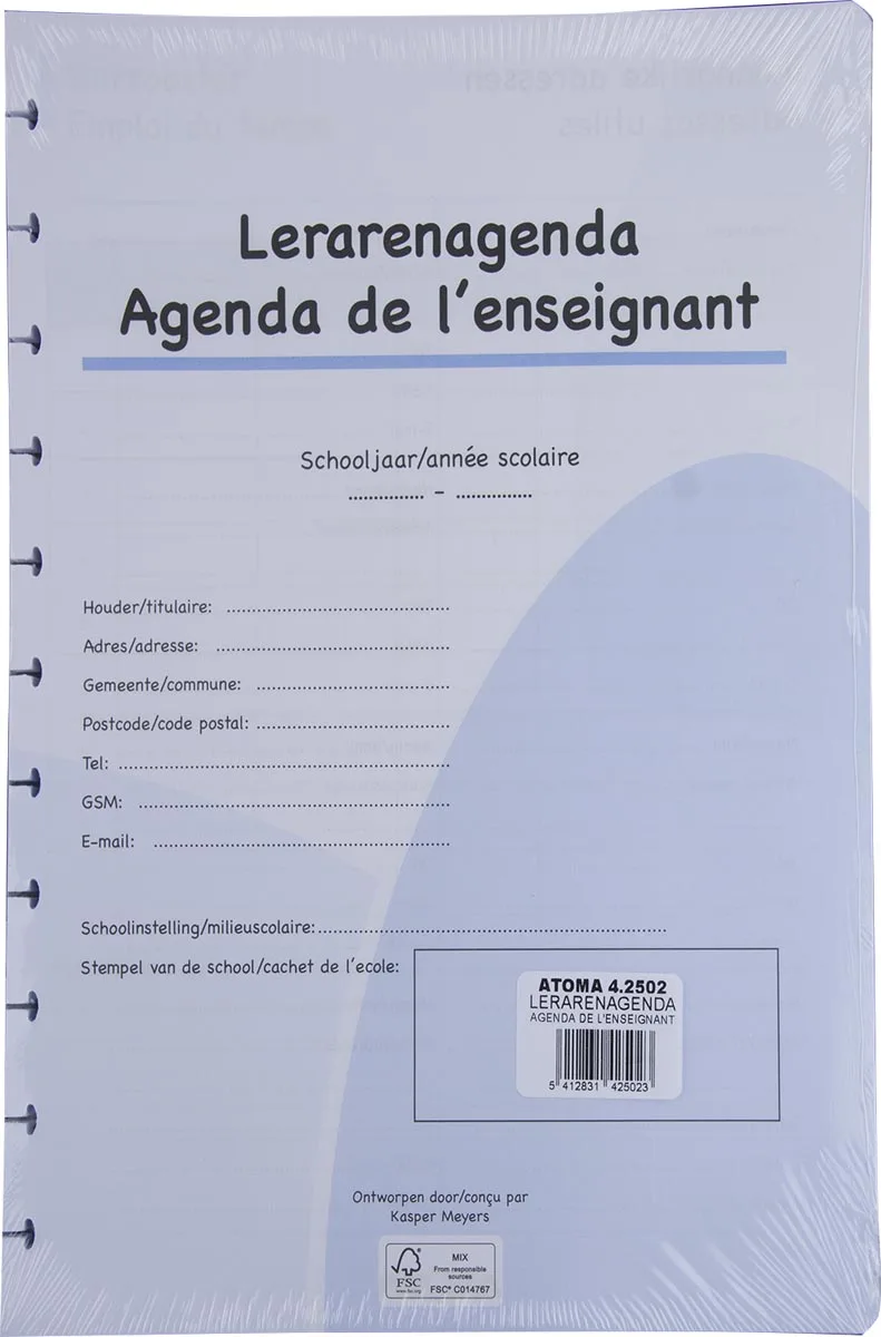 vulling voor lerarenagenda, A4 by Atoma – product photo