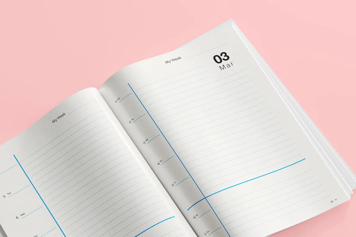 Agenda - Heritage collectie van Aurora in Blauw – productfoto
