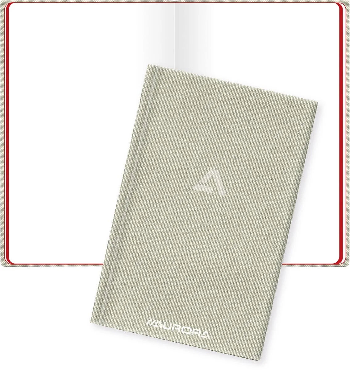 Copybook ft 10,5 x 16,5 cm, blanco, 192 bladzijden 20 stuks van Aurora in Linnen – productfoto