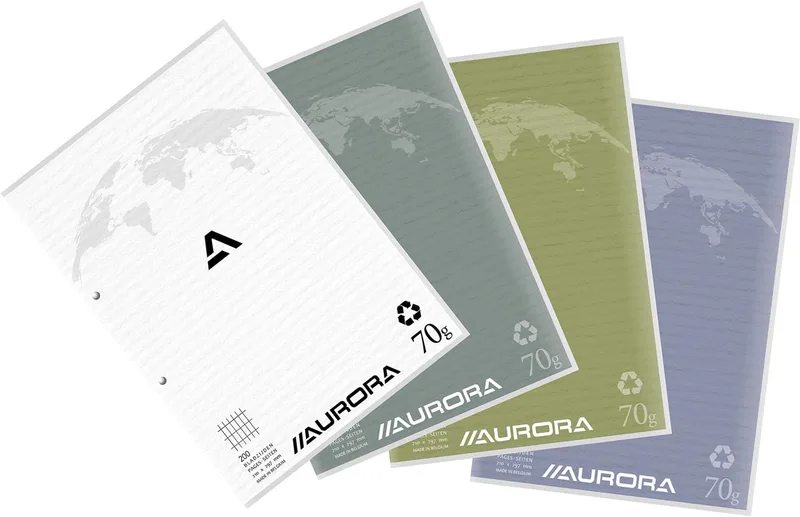cursusblok A4 70G commercieel, 100 vel von Aurora – Produktfoto