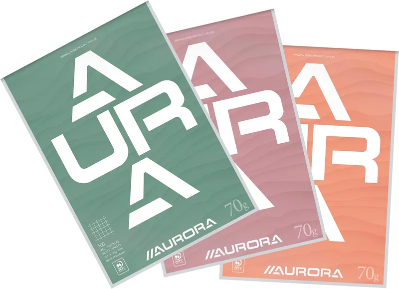 schrijfblok A4 70 g geruit 5x5, 100 vel by Aurora – product photo