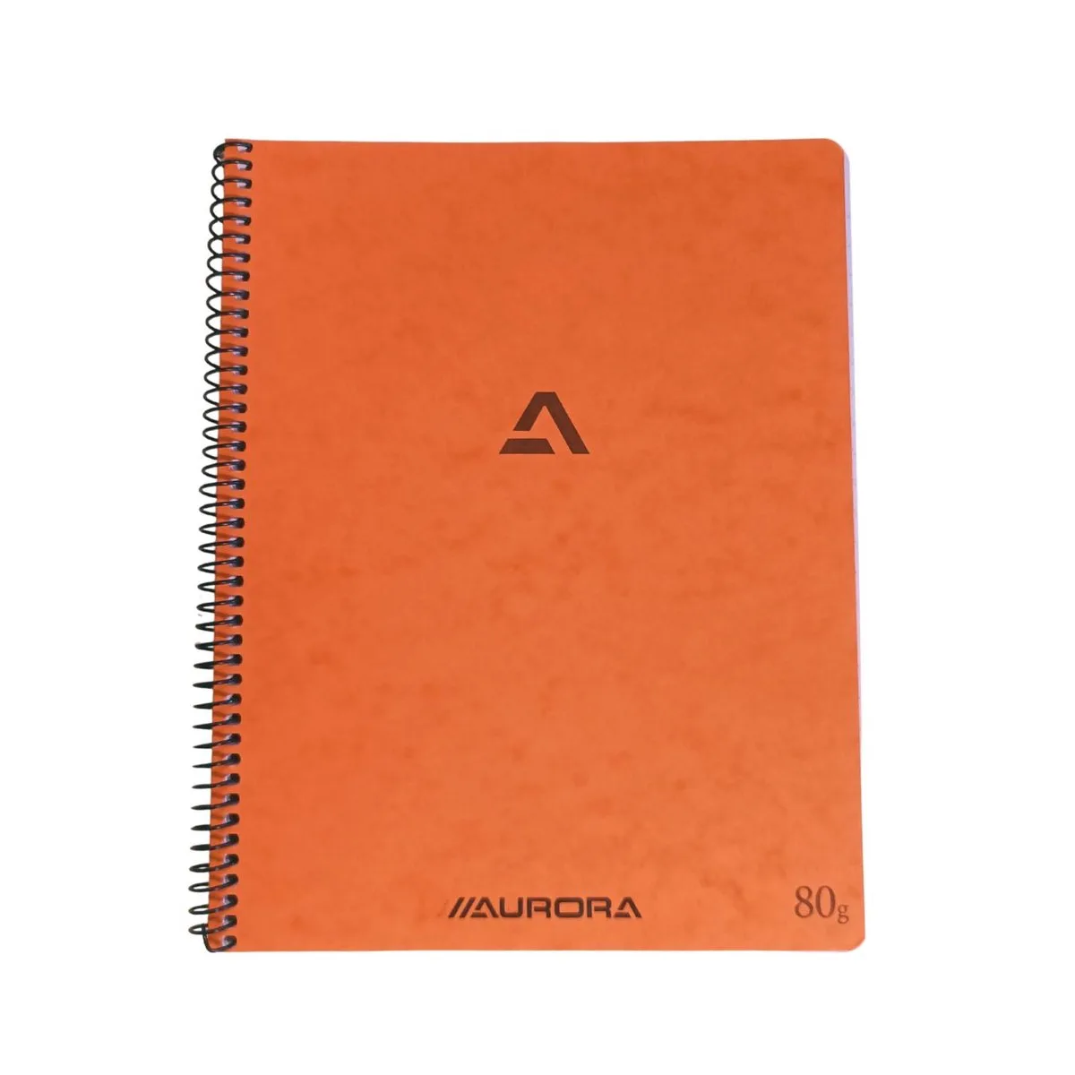 Spiraalschrift - A5 - 210 x 165 mm - 80g - Gelijnd - 120 Bladzijden by Aurora in Orange – product photo
