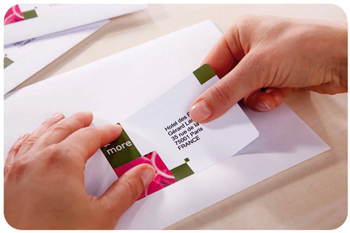 adresetiketten voor inkjetprinter, 63,5 x 38,1 mm von Avery in Weiß – Produktfoto