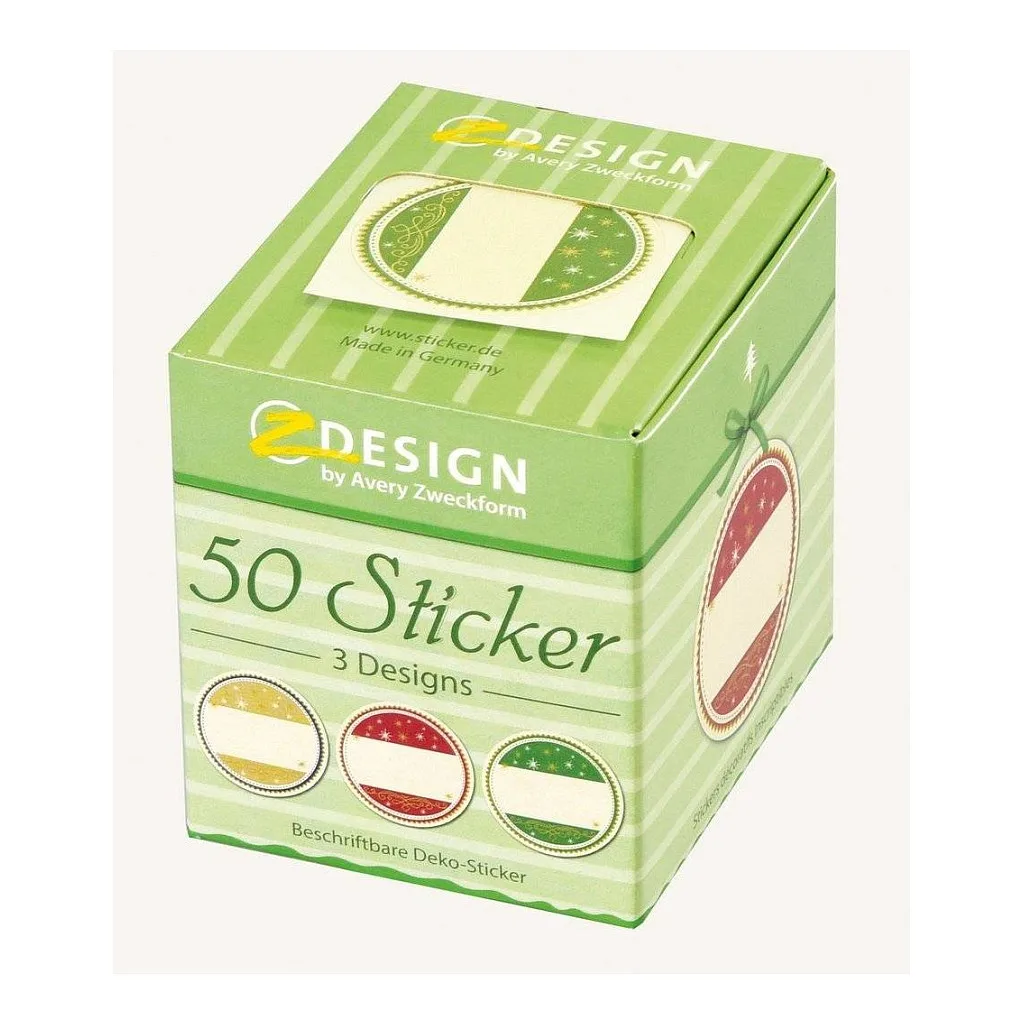 Aufkleber Sterne, 50 Etiketten från Avery – produktbild